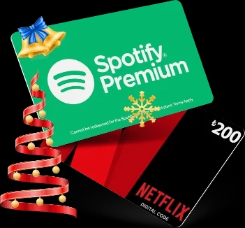 Spotify and Netflix Gift Cards